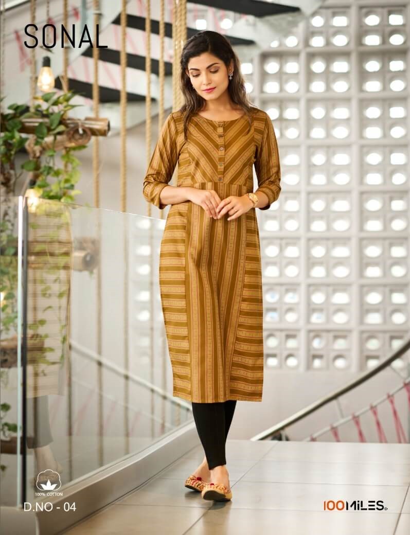 100Miles Sonal Blended Cotton Self Pattern Kurtis Catalog in Wholesale Price, Buy 100Miles Sonal Blended Cotton Self Pattern Kurtis Full Catalog in Wholesale Price Online From Aarvee Creation