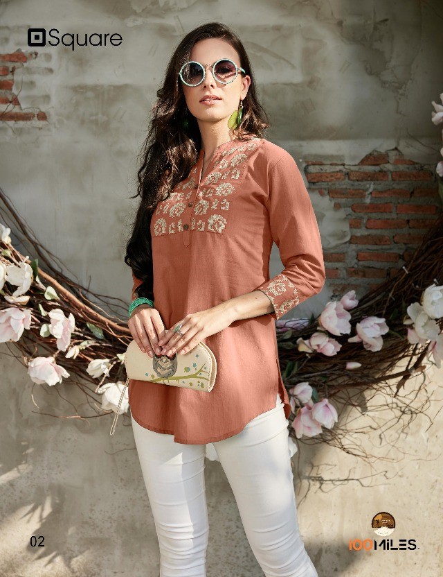 100 MILES SOUTH COTTON EMBROIDERED TUNIC WHOLESALE CATALOGUE length 32"