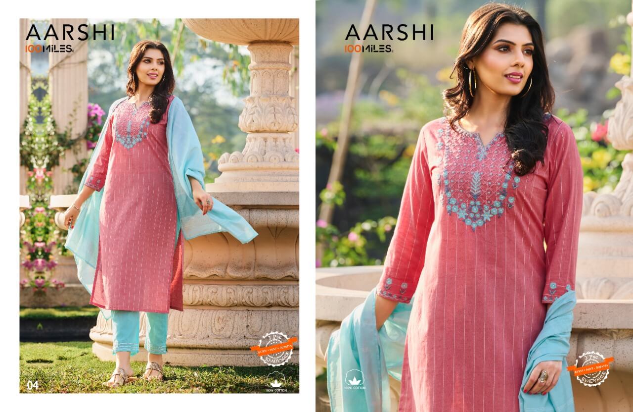 100Miles Aarshi Kurti Pant Dupatta Set Catalog In Wholesale Price. Purchase Full Catalog of 100miles Aarshi In Wholesale price Online