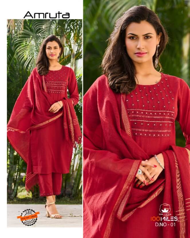 100Miles Amruta Handloom Readymade Dress Wholesale Catalog, Buy Full Catalog of 100Miles Amruta Handloom Readymade Dress At Wholesale Price