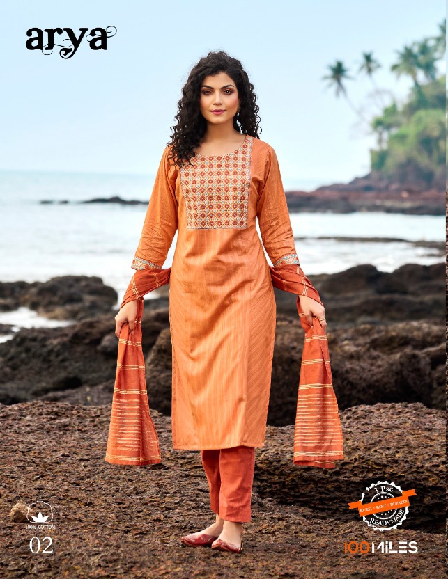 100Miles Arya Readymade Dress Wholesale Catalog. Purchase Full Catalog of Readymade Dress In Wholesale Price Online