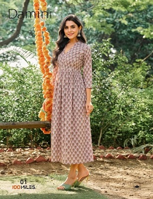 100Miles Damini Long Dress wholesale catalog, Buy Full catalog Of 100Miles Damini Long Dress At wholesale Price 