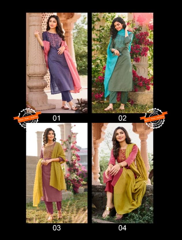 100Miles Disha Kurti Pant Dupatta Set Catalog In Wholesale Price. Purchase Full Catalog of 100miles Disha In Wholesale Price Online