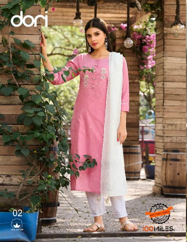 100Miles Dori Kurti Pant Dupatta Set Catalog In Wholesale Price, Purchase Full Catalog of 100Miles Dori in Wholesale Price Online