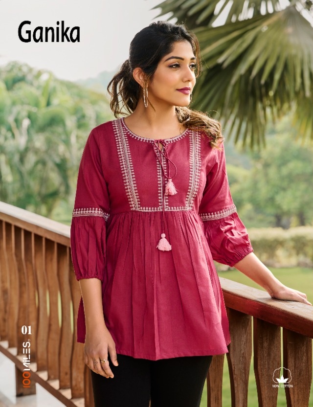 100Miles Ganika Cotton Western Top Wholesaler Catalog, Buy Full Catalog of 100Miles Ganika Cotton Western Top At Wholesale Price