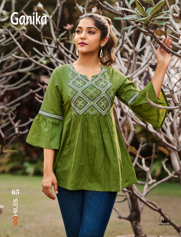 100Miles Ganika Cotton Western Top Wholesaler Catalog, Buy Full Catalog of 100Miles Ganika Cotton Western Top At Wholesale Price