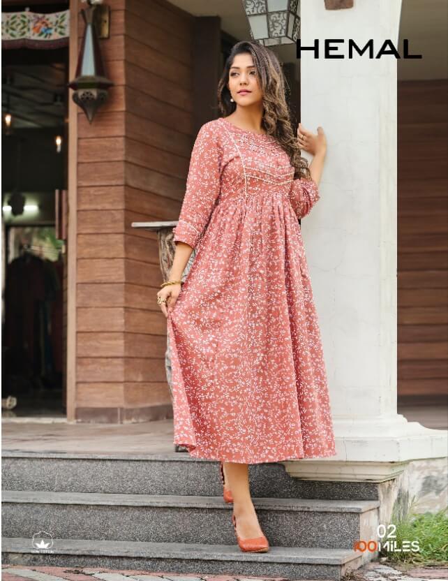 100Miles Hemal Ladies Gown Catalog In Wholesale Price, Purchase Full Catalog of 100Miles Hemal In Wholesale Price Online