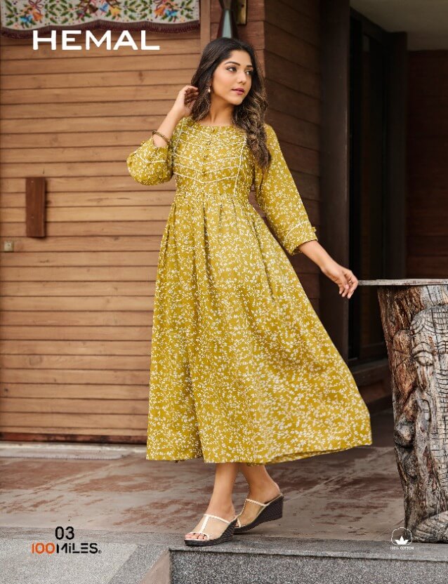 100Miles Hemal Ladies Gown Catalog In Wholesale Price, Purchase Full Catalog of 100Miles Hemal In Wholesale Price Online