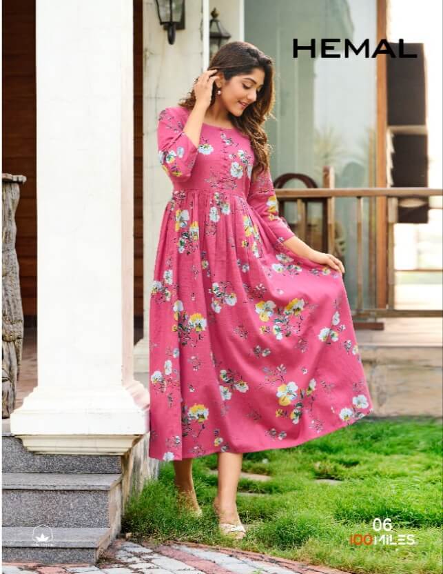 100Miles Hemal Ladies Gown Catalog In Wholesale Price, Purchase Full Catalog of 100Miles Hemal In Wholesale Price Online