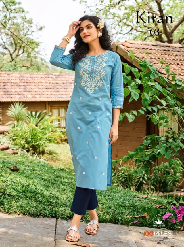 100Miles Kiran Lucknowi Kurti Catalog In Wholesale Price. Purchase Full Catalog of 100Miles Kiran In Wholesale Price Online