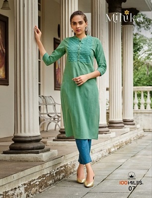 100Miles Mihika Kurtis wholesale catalog, Buy Full catalog Of 100Miles Mihika Kurtis At wholesale Price