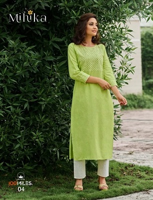 100Miles Mihika Kurtis wholesale catalog, Buy Full catalog Of 100Miles Mihika Kurtis At wholesale Price