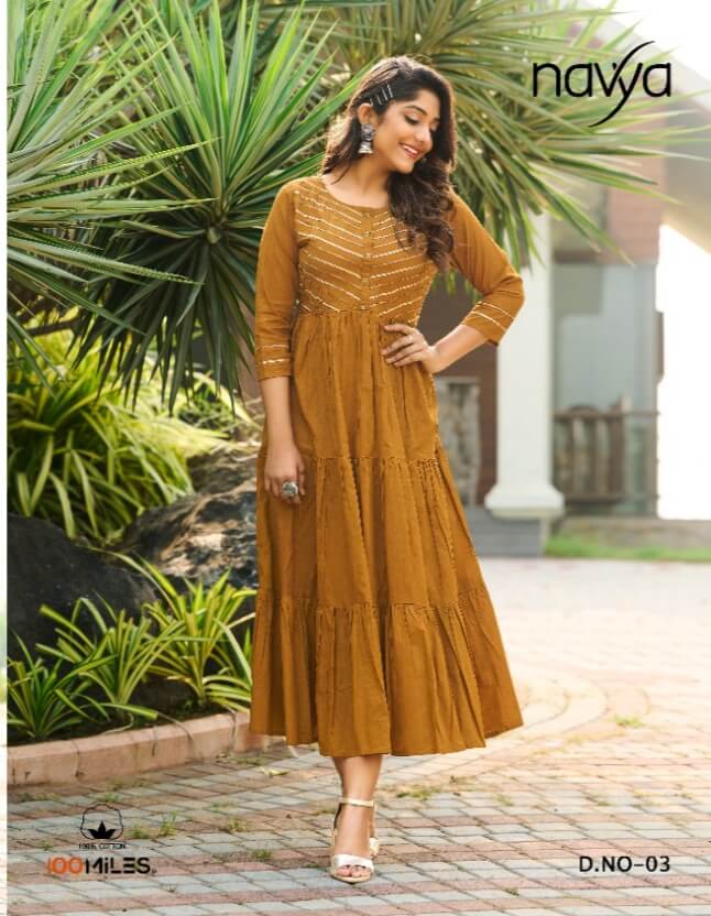 100Miles Navya Cotton Long Kurti Wholesale Catalog, Buy Full Catalog of 100Miles Navya Cotton Long Kurti At Wholesale Price