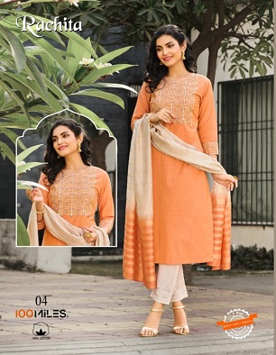 100Miles Rachita Kurta Pant Dupatta Wholesale Catalog, Buy Full Catalog Of 100Miles Rachita Kurta Pant Dupatta At Wholesale Price