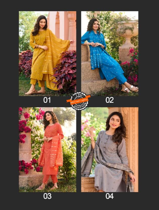 100Miles Saanjh Kurti Pant Dupatta Set Catalog In Wholesale Price. Purchase Full Catalog of 100Miles Saanjh In Wholesale price