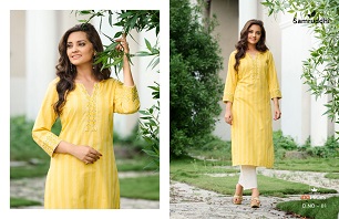 100Miles Samruddhi Kurti Wholesale Catalog