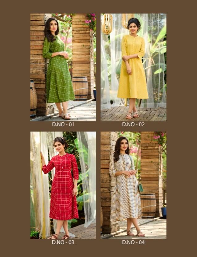 100Miles Soni Cotton Kurtis Wholesale Catalog, Buy Full Catalog of 100Miles Soni Cotton Kurtis At Wholesale Price