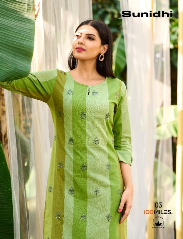 100Miles Sunidhi Kurti Catalog In Wholesale Price, Purchase Full Catalog of 100Miles Sunidhi In Wholesale Price Online