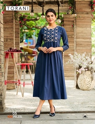 100Miles Torani Long Dress wholesale catalog, Buy Full catalog of 100Miles Torani Long Dress At wholesale Price