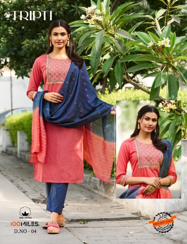 100Miles Tripti Readymade Dress Wholesale Collection, Buy Full catalog of 100Miles Tripti Readymade Dress At Wholesale Price Online