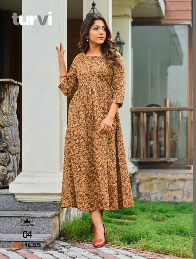 100Miles Turvi Ladies Gown Catalog In Wholesale Price. Purchase Full Catalog of 100Miles Turvi In Wholesale Price Online