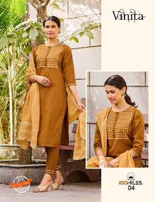 100Miles Vinita Readymade Dress Wholesale Catalog, Buy Full Catalog of 100Miles Vinita Readymade Dress At Wholesale Price