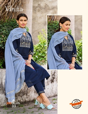 100Miles Vinita Readymade Dress Wholesale Catalog, Buy Full Catalog of 100Miles Vinita Readymade Dress At Wholesale Price