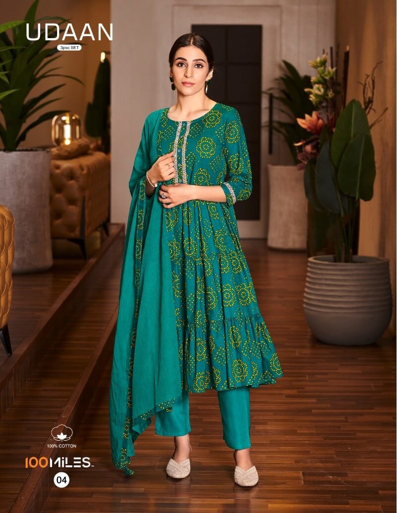 100Miles Udaan Kurti Pant Dupatta Set Catalog in Wholesale Price, Buy 100Miles Udaan Kurti Pant Dupatta Set Full Catalog in Wholesale Price Online From Aarvee Creation