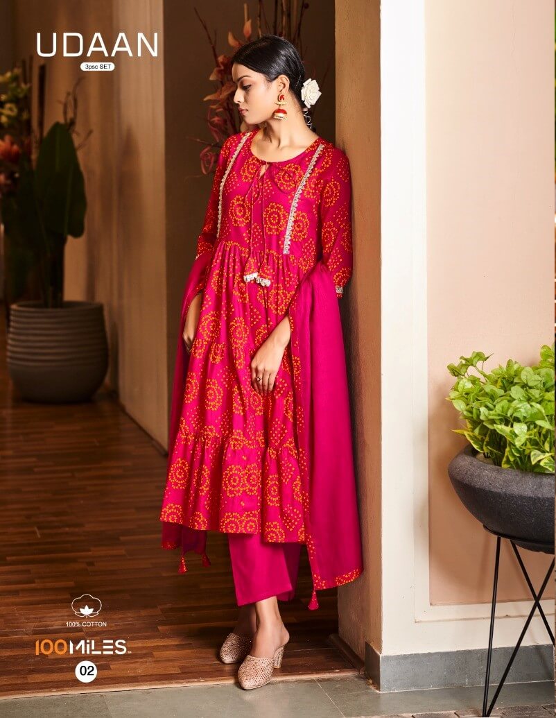 100Miles Udaan Kurti Pant Dupatta Set Catalog in Wholesale Price, Buy 100Miles Udaan Kurti Pant Dupatta Set Full Catalog in Wholesale Price Online From Aarvee Creation