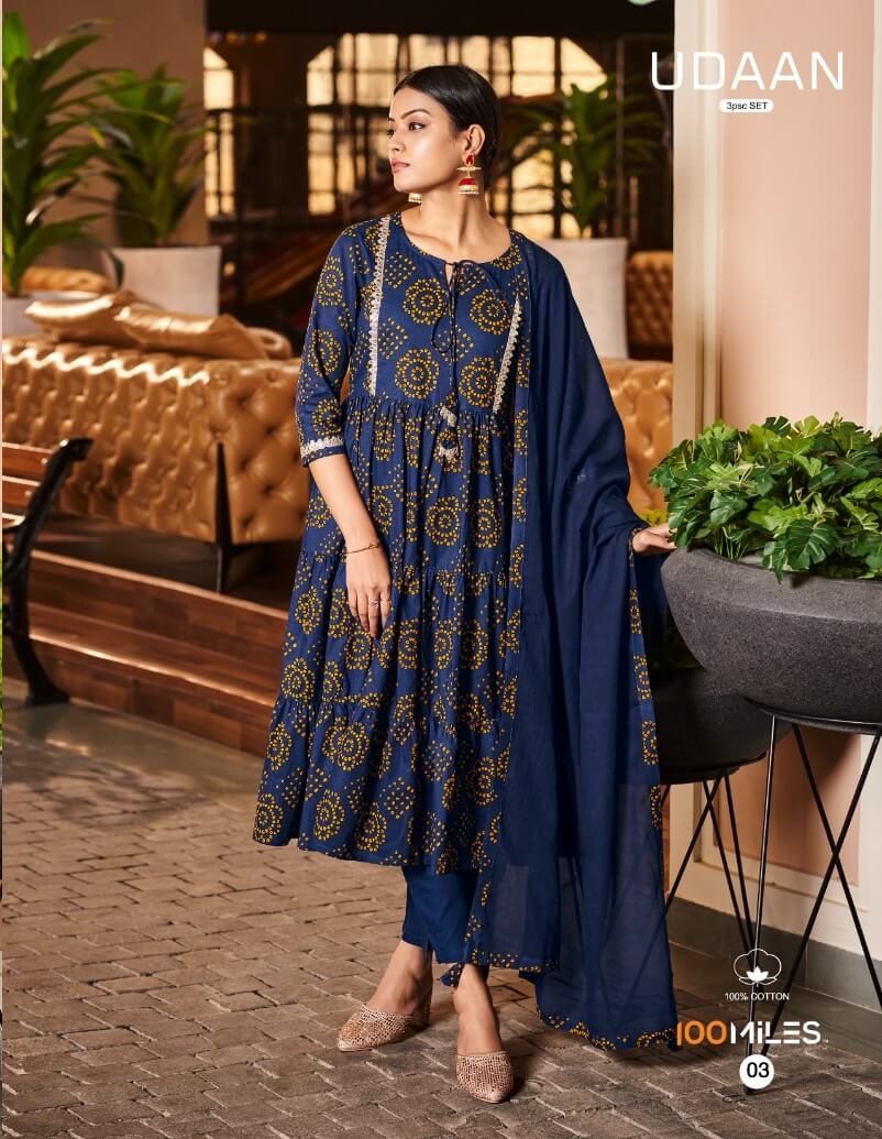 100Miles Udaan Kurti Pant Dupatta Set Catalog in Wholesale Price, Buy 100Miles Udaan Kurti Pant Dupatta Set Full Catalog in Wholesale Price Online From Aarvee Creation