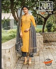 Zuri Readymade Kurti Pant Dupatta Wholesale Catalogue by 100Miles, Readymade Ladies Dress Wholesale Catalog Zuri By 100Miles Brand at Lowest Rate Online