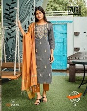 Zuri Readymade Kurti Pant Dupatta Wholesale Catalogue by 100Miles, Readymade Ladies Dress Wholesale Catalog Zuri By 100Miles Brand at Lowest Rate Online