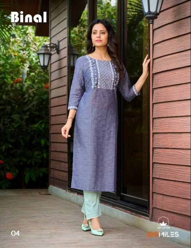 100Miles Binal Cotton Kurtis Wholesale Catalog, Buy 100Miles Binal Cotton Kurtis Full Catalog in Wholesale Price Online