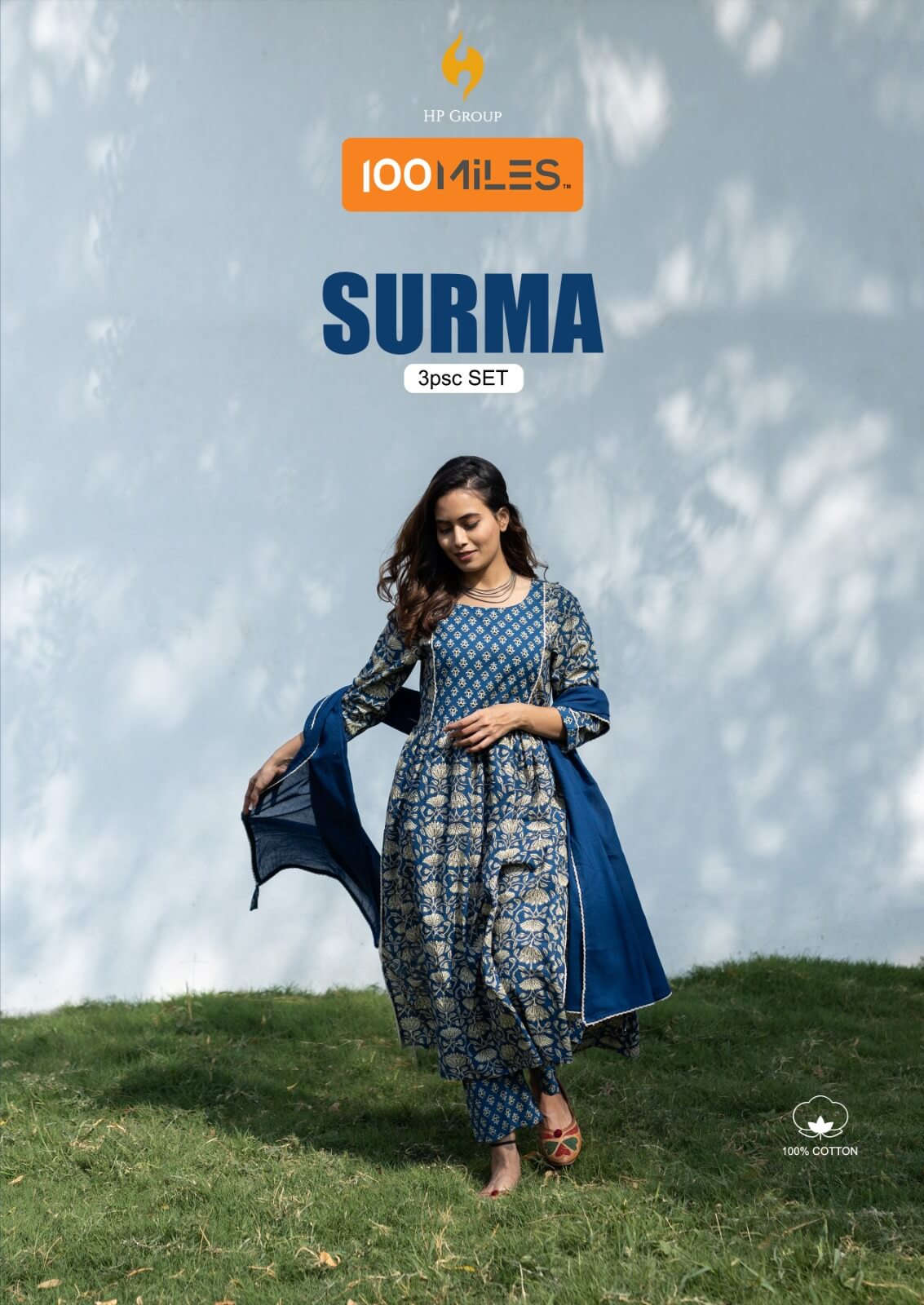 100Miles Surma Cotton Printed Salwar Kameez Catalog, Buy 100Miles Surma Cotton Printed Salwar Kameez Catalog in Wholesale Price Online From Aarvee Creation, Vadodara