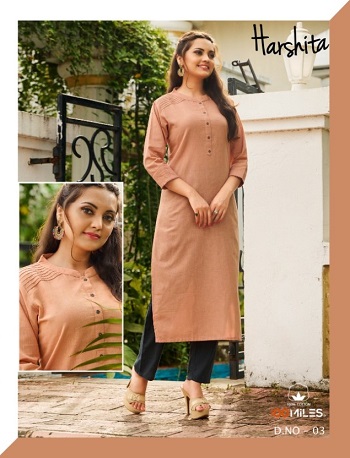 100Miles Harshita Cotton Kurtis Collection, Buy 100Miles Harshita Cotton Kurtis Full Catalog at Wholesale Price