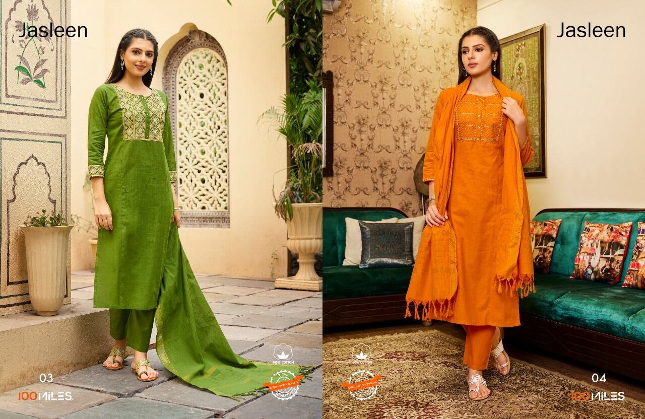 100Miles Jasleen Kurti Pant with Dupatta Set Catalog in Wholesale, Buy 100Miles Jasleen Kurti Pant with Dupatta Set Full Catalog in Wholesale Price Online From Vadodara, Surat, Gujarat