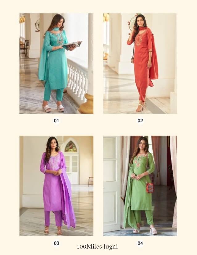 100Miles Jugni Top Bottom Dupatta Set Catalog in Wholesale Price, Buy 100Miles Jugni Top Bottom Dupatta Set Full Catalog in Wholesale Price Online From Aarvee Creation