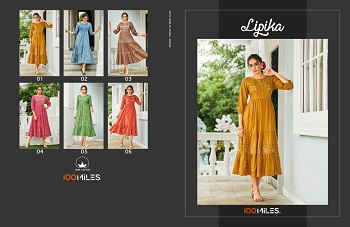 Lipika Long Dress Wholesale Catalog by 100Miles