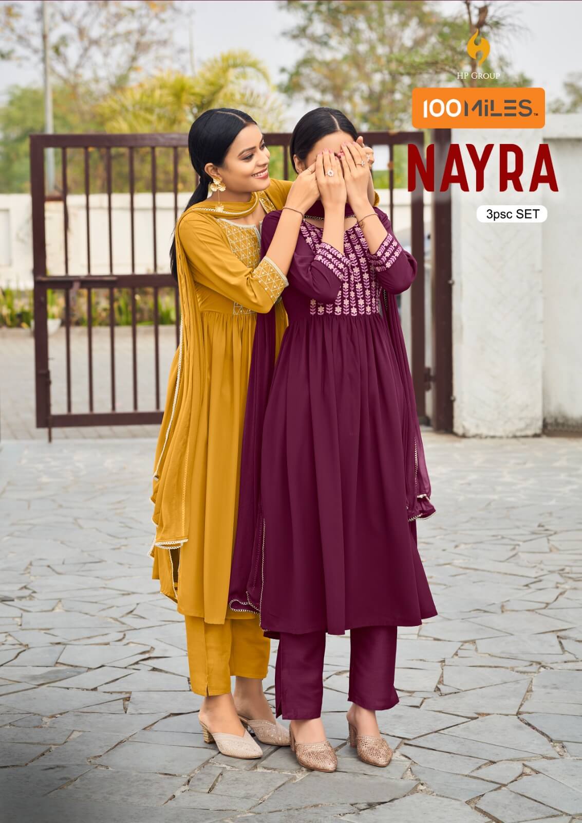 Cotton Nayra Cut Kurti With Pant And Dupatta, Size: M To Xxl at Rs