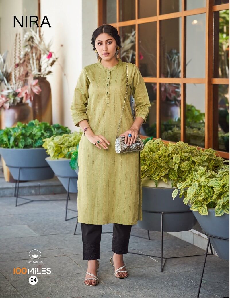 100Miles Nira Pure Cotton Kurtis Catalog at Wholesale Rate, Buy 100Miles Nira Pure Cotton Kurtis Full Catalog at Wholesale Rate Online From Aarvee Creation