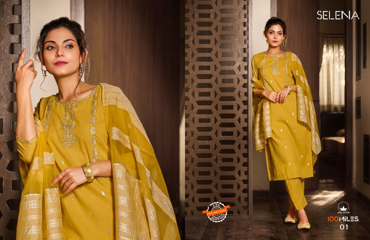 100Miles Selena Readymade Salwar Suits Wholesale Catalog, Buy Readymade Salwar Suits Full Catalog in Wholesale Price Online