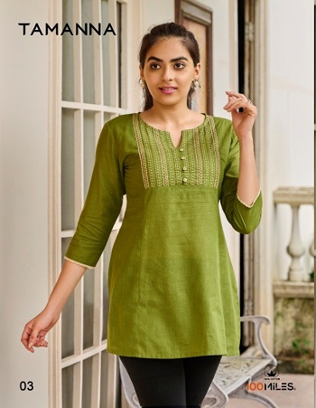 100Miles Tamanna Cotton Short Tops Collection, Buy Tamanna Short Tops Full Catalogat Wholesale Price Online