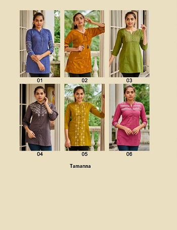 100Miles Tamanna Cotton Short Tops Collection, Buy Tamanna Short Tops Full Catalogat Wholesale Price Online