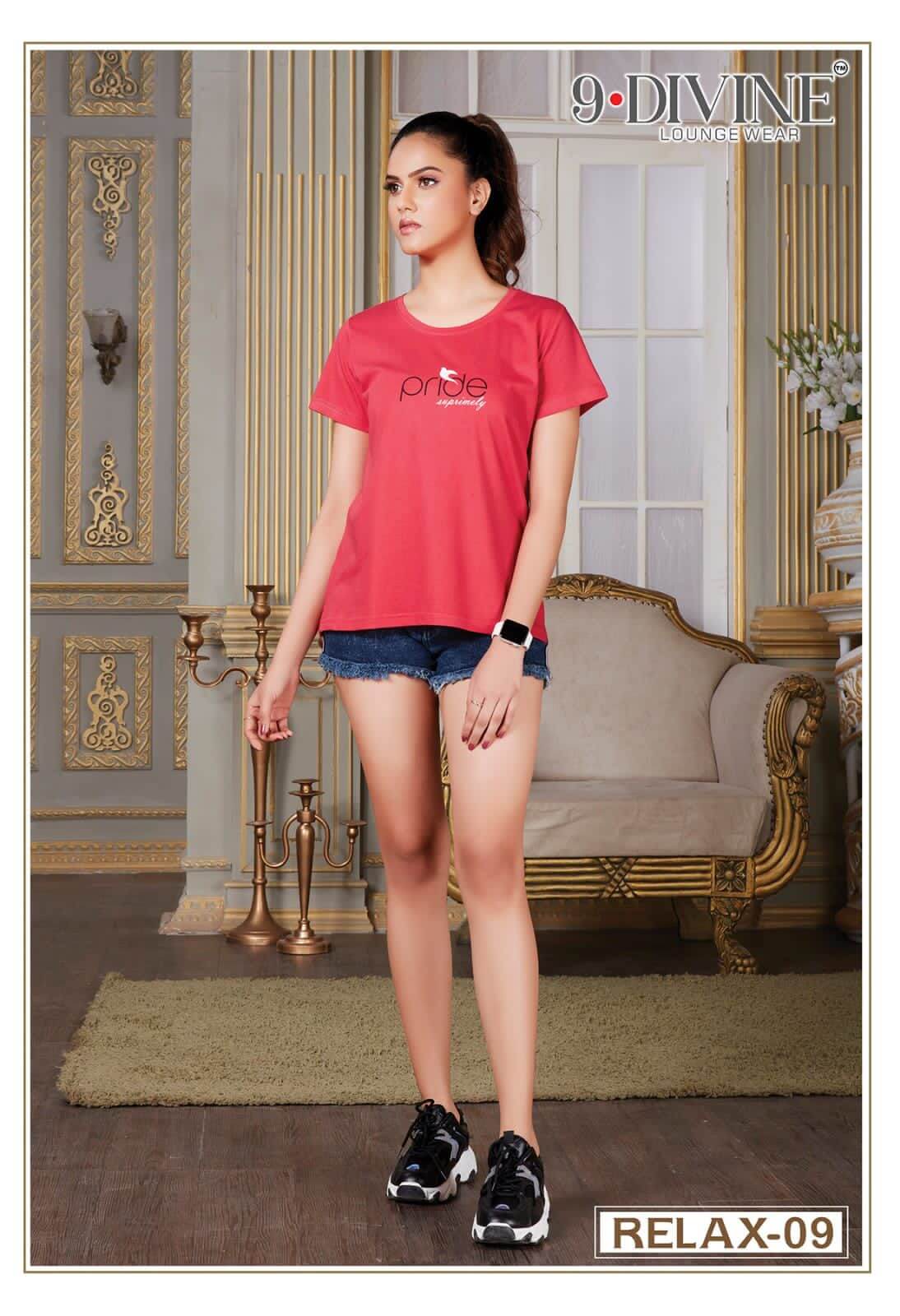 9 Divine Relax Short T Shirt Catalog In Wholesale Price. Purchase Full catalog of 9 Divine Relax In Wholesale Price Online