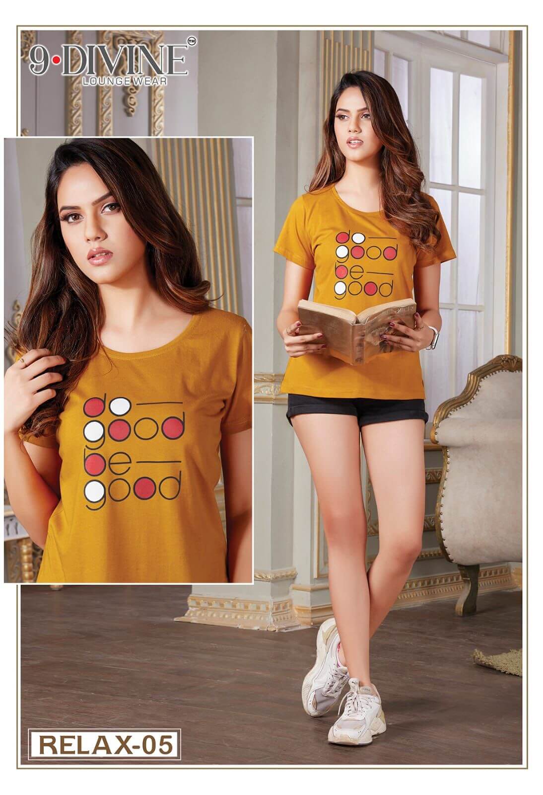 9 Divine Relax Short T Shirt Catalog In Wholesale Price. Purchase Full catalog of 9 Divine Relax In Wholesale Price Online