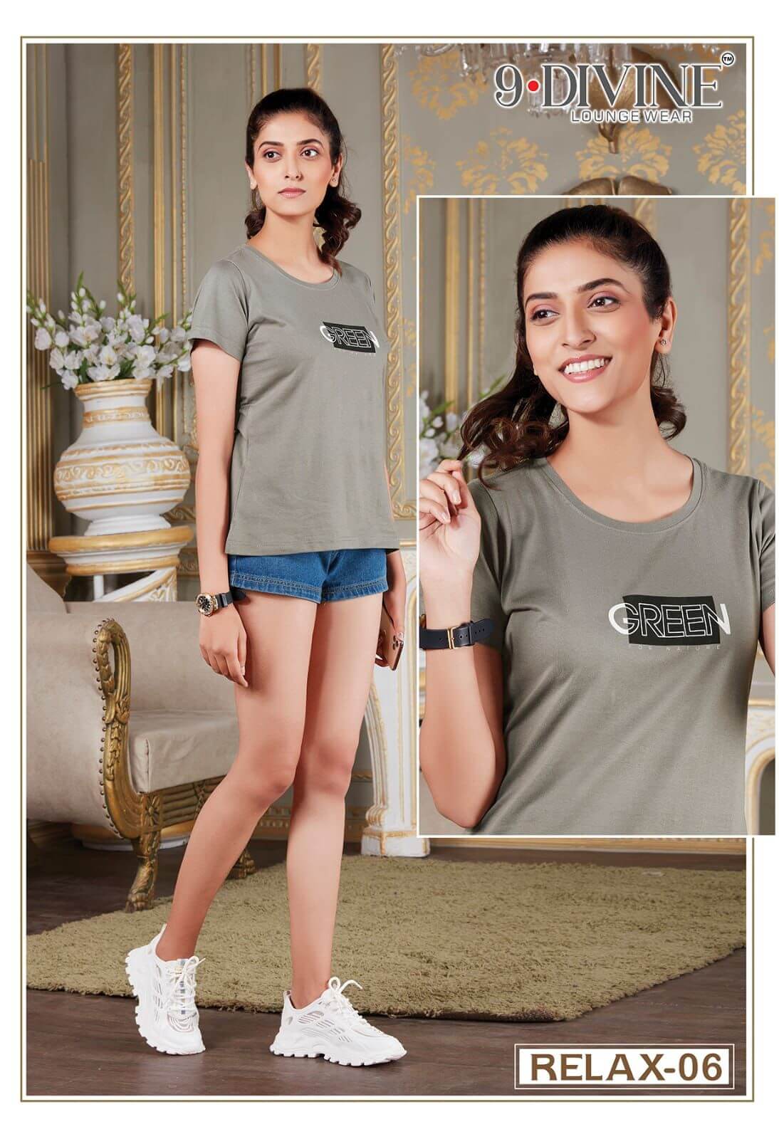 9 Divine Relax Short T Shirt Catalog In Wholesale Price. Purchase Full catalog of 9 Divine Relax In Wholesale Price Online