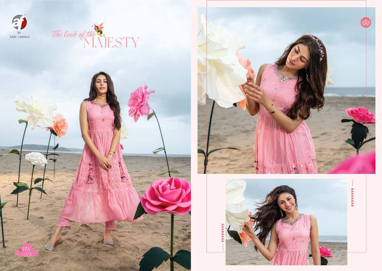 AF Barbie Kurti With Pant Wholesale Catalog. Purchase Full Catalog of Kurti With Pant Wholesale Price Online