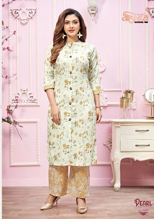 Alishka Fashion Pearl Kurtis With Plazzo Wholesale Catalog, Buy Full Catalog of Alishka Fashion Pearl Kurtis With Plazzo At Wholesale Price