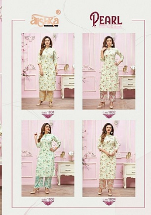 Alishka Fashion Pearl Kurtis With Plazzo Wholesale Catalog, Buy Full Catalog of Alishka Fashion Pearl Kurtis With Plazzo At Wholesale Price