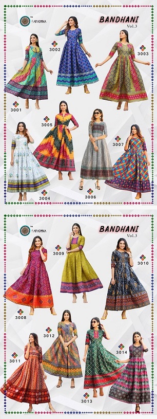 Aradhna Bandhani Vol 3 Cotton Kurtis Wholesale Catalog, Buy Full Catalog of Aradhna Bandhani Vol 3 Cotton Kurtis At Wholesale Price